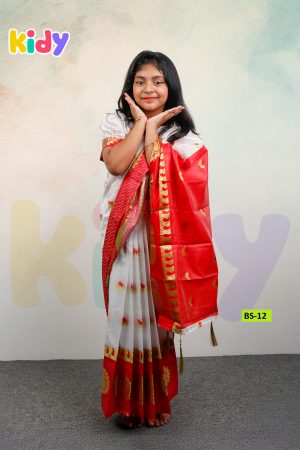 New Arrivals bs 11 হাফ সিল্ক রেডি লেহেঙ্গা শাড়ি